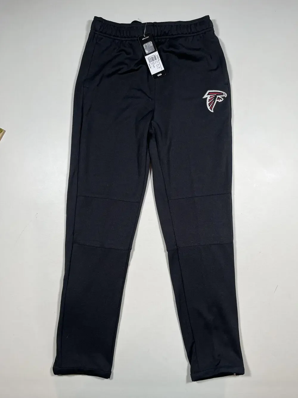 New Atlanta Falcons Pants Boys Large Black NFL Football Team Apparel Warm Up